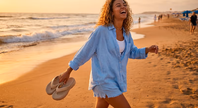 Slide into summer — flip flops that serve